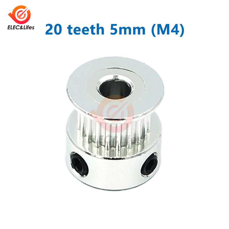 2GT 16 20 zębów Krążek rozrządu 2GT 5/8mm M3 M4 Klucz imbusowy do GT2 Szerokość paska rozrządu 6mm Części do drukarek 3D CNC