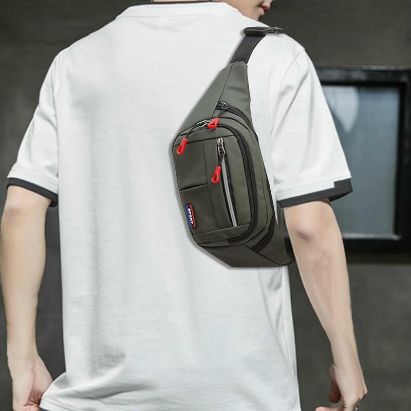 Забавная мужская сумка через плечо, водонепроницаемая поясная сумка, модная женская сумка для путешествий, бега, спорта