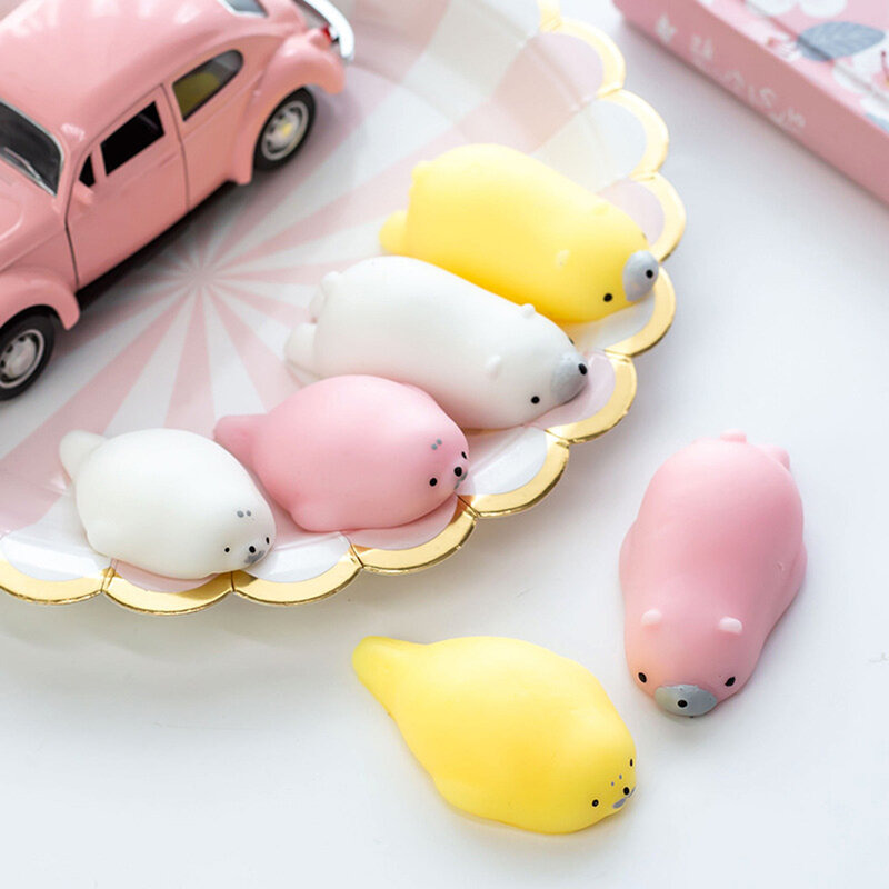 Mini Change Color Cute Cat Antistress Ball Squeeze Mochi Rising Abreact Soft Sticky Stress Relief Funny Toy Antistress