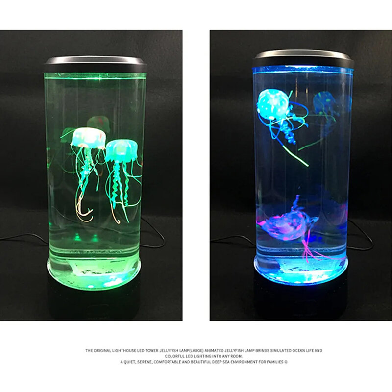 Lámpara de medusas que cambia de Color, luz nocturna de mesa alimentada por Usb/batería, regalo para niños, decoración del dormitorio del hogar, regalos de cumpleaños para niños y niñas