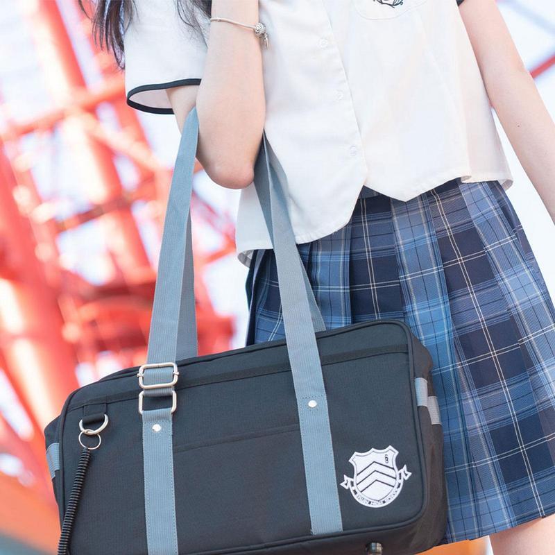 Anime Design Fashionable High School Student Bookbag Schoolbag Oxford Shoulder Bags Messenger Bag Gifts For Teenager Girls