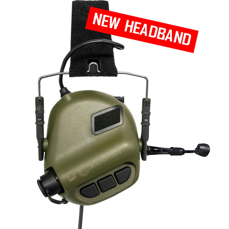 EARMOR-auriculares tácticos M32 MOD4, cascos con sonido, JAG & scheieen Ohrenschützer mit Mikrofon, Nato TP120 Jacke