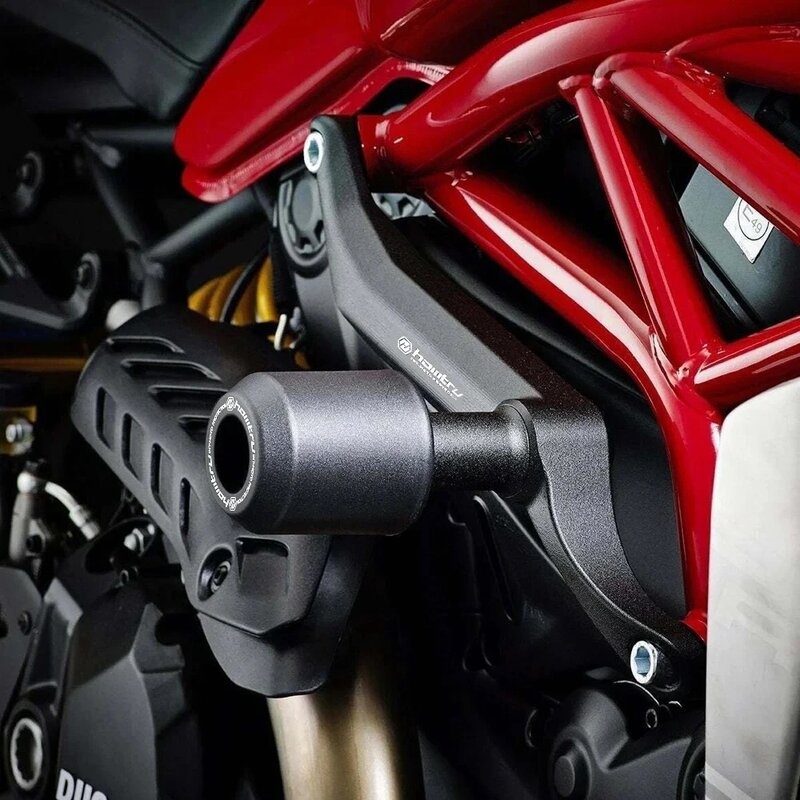 Слайдеры рамы мотоцикла для Ducati Monster 821 1200, защита от ударов 2013, 2014, 2015, 2016, 2017, 2018, 2019, 2020