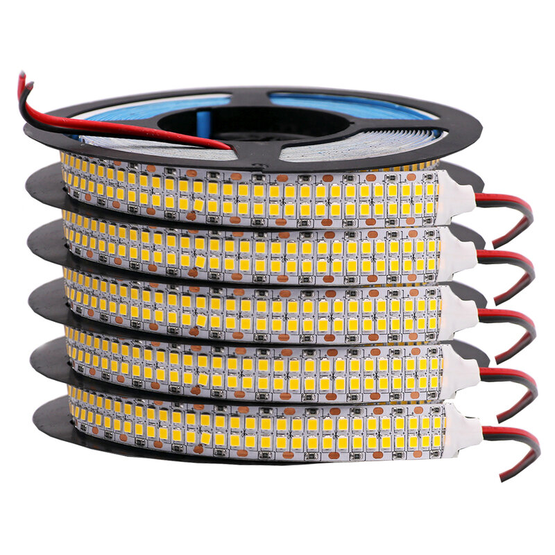 12V 24V LED-Licht leisten 5m 120 flexibles LED-Band 144leds 120leds 120leds wasserdichte Farbband diode Wohnkultur fita de led