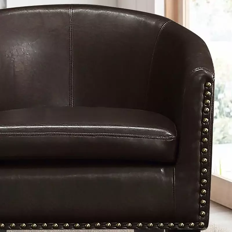 Sessel Schlafzimmer Wohnzimmer Stühle Wohnzimmer Stuhl mit Club-Stil Eimer für Gaming-Sessel Standard Leder Rückenlehne nach Hause