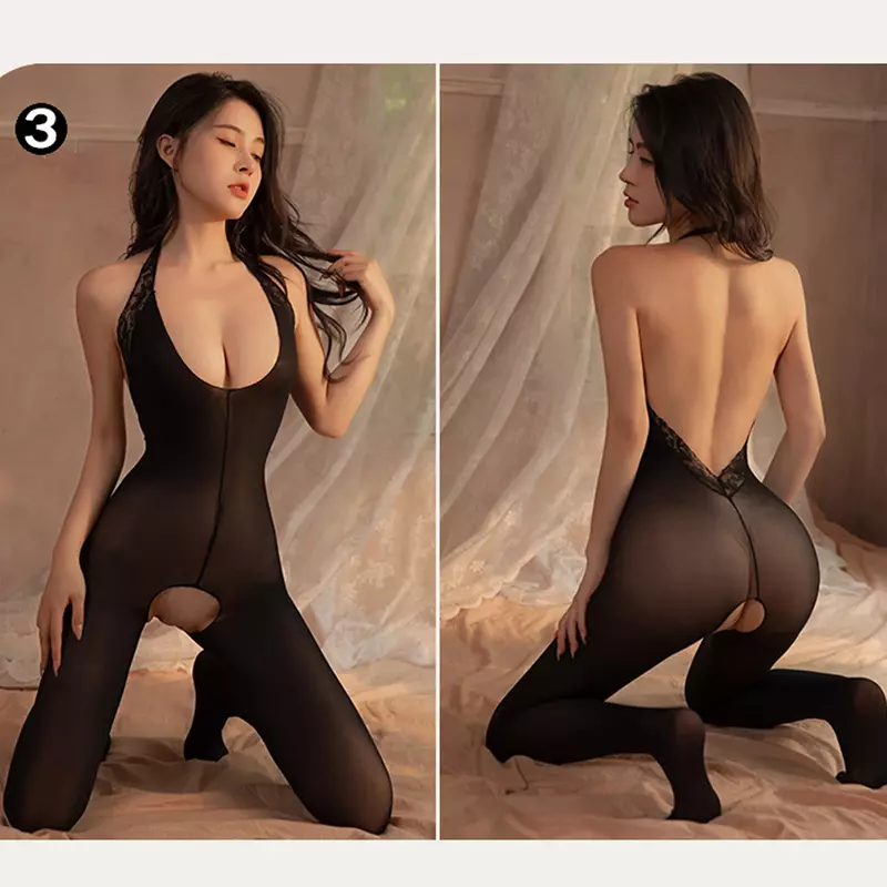 High Waist Pantyhose Mesh Stockings For Sex Sexy Porn Female Lingerie Fishnet Bondage Erotic Bodysuit Stretch Open Crotch Tights
