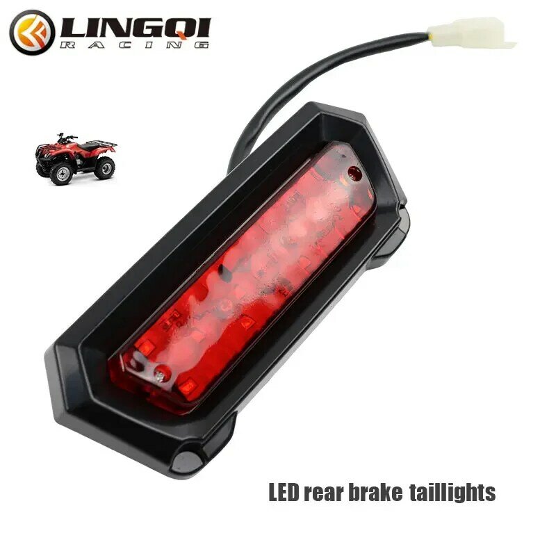 Motorcycle LED Rear Brake Taillight ABS Plastic Stop Tail Lights Indicator Lamp For Most ATV Pit Dirt Bike Accessories