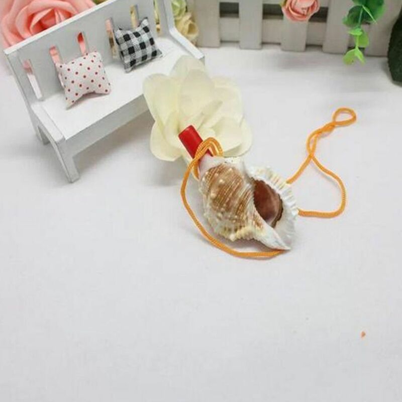 Dekorasi Kerajinan wisata Shell suvenir tanduk alami pengiriman liontin Conch peluit mainan hadiah alat bertahan hidup