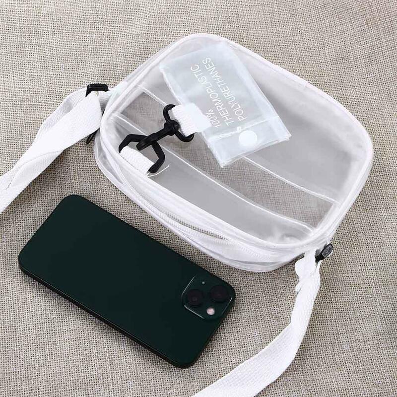 PVC Coin Purse Jelly Small Phone Bags With Card Holder Transparent Bags Women Shoulder Backpack Korean Style Bag Crossbody Bag