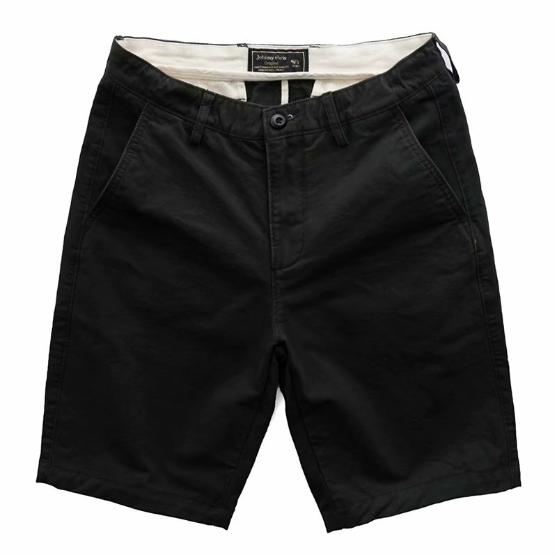 Celana pendek kargo versi Korea pria, celana panjang kargo longgar banyak saku kasual lurus musim panas untuk pria E19