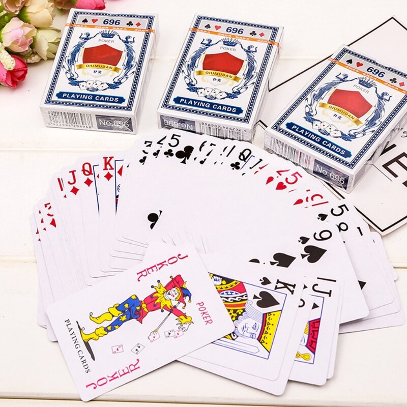 클래식 패턴 포커 테이블 게임 카드 54 장, 포커 테이블 게임 플레잉 카드 컬렉션, 엔터테인먼트 제품, 드롭 선박
