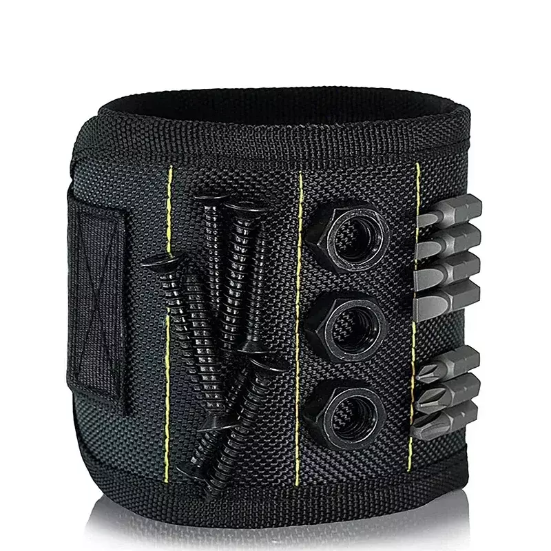 Magnetic strap magnetic wristband bag suction nail strong  wrist strap magnetic multifunctional tool wristband nail
