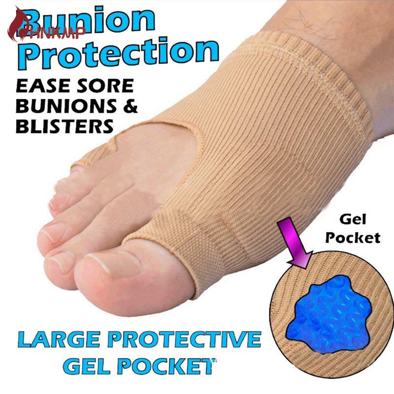 2Pcs=1Pair Hallux Valgus Correction Braces Big Toe Separators Orthopedic Bunion Corrector Socks Toes Separator
