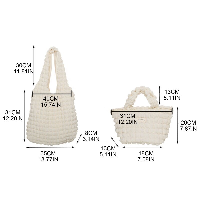 Симпатичные плиссированные женские сумки на плечо, вместительная сумка-жилет для подмышек, портативные женские сумки Bento, маленькая сумка-тоут для покупок