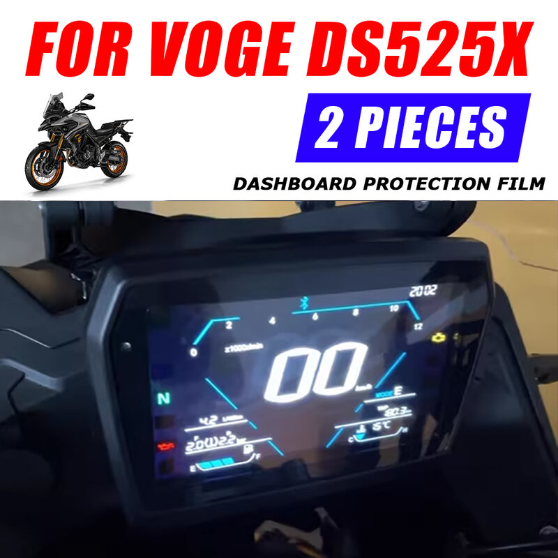 Motocicleta Scratch Protection Film, Screen Protector, Instrument Cluster Film, Acessórios para VOGE DSX 525 DSX 525DSX DS525X 2023