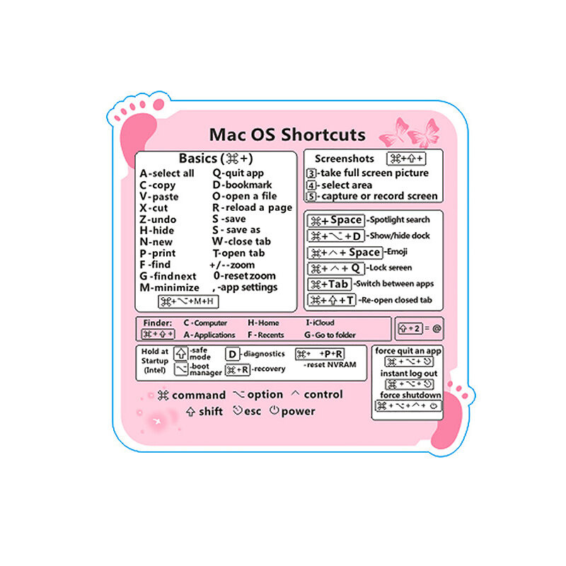 Macシステム用のショートカットキーステッカー,13〜16インチ,MacbookPro 13, Air 13