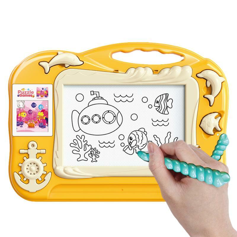 Prancheta magnética apagável, Doodle Sketch Pad, Aprendizagem Educacional Segura