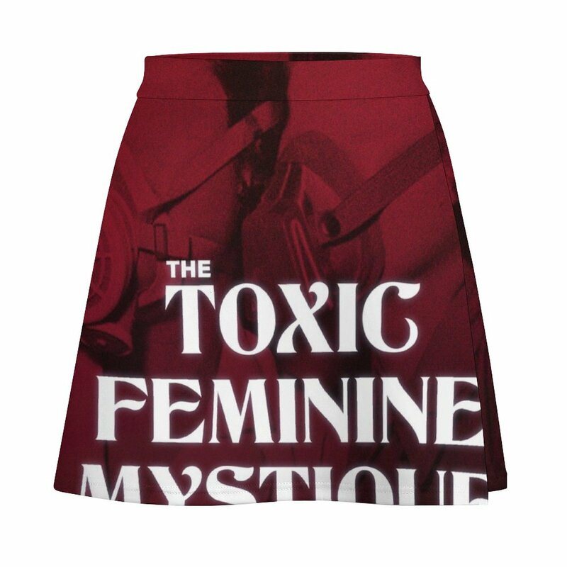 Der giftige feminine Mystique Logo Minirock kleidet sich neu in der Kleidung