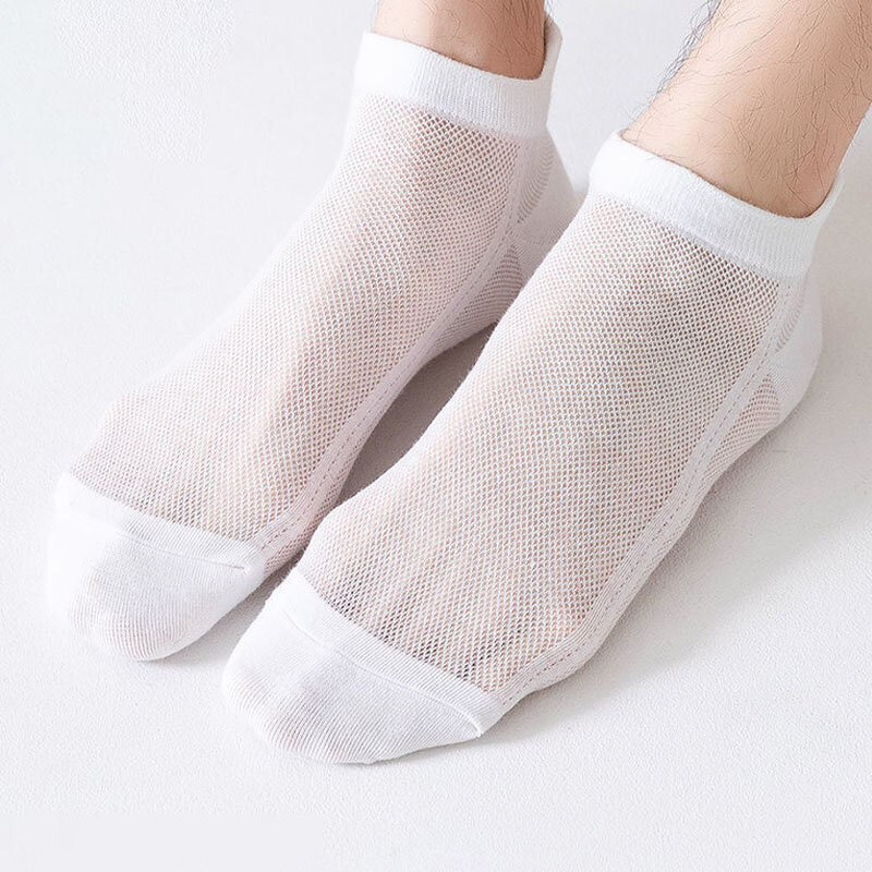 Calcetines de algodón transpirables para hombre, calcetín deportivo informal, absorbente de sudor, cómodo, ultrafino, negocios, 3 pares