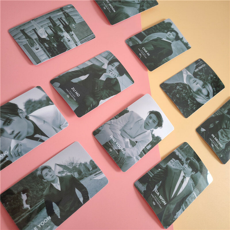 10 sztuk/zestaw KPOP SF9 nowy Album pierwsza kolekcja kryształowa karta naklejka zdjęcie plakat studencka karta autobusowa naklejka kolekcja dla fanów prezent