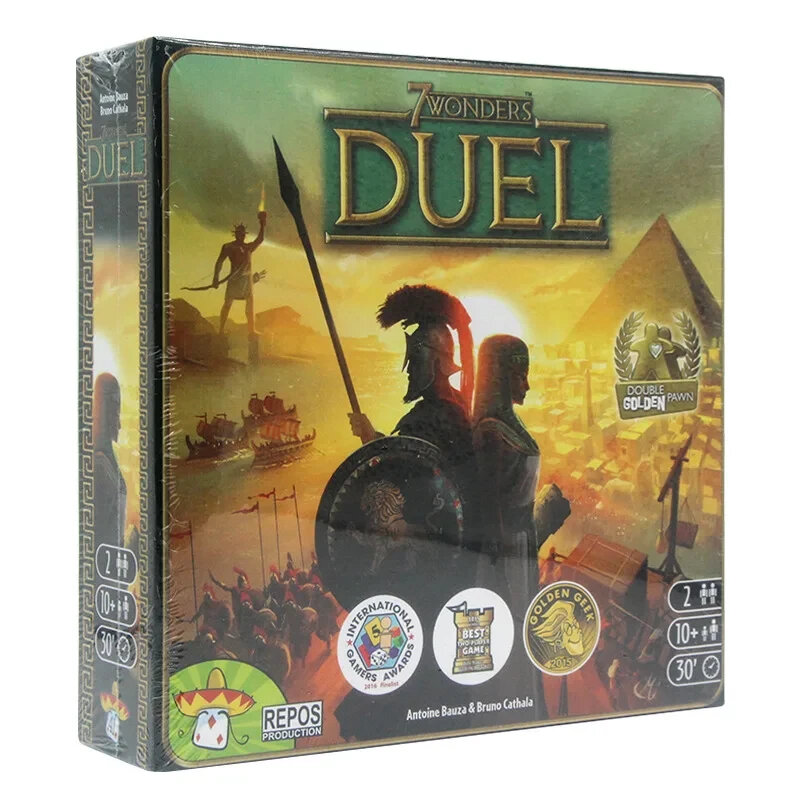 Giochi da tavolo 7 Wonders Basic Duel English Version Card Camping Reunion Interactive Theme Party Dobble Multiplayer Games Toy Gifts