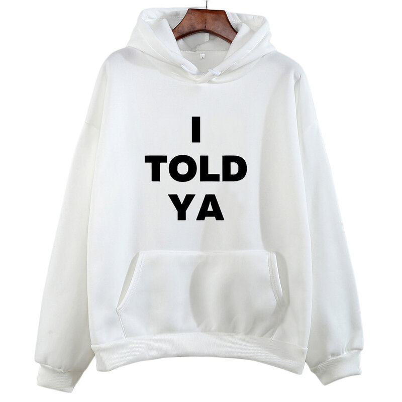 Ich erzählte ya Heraus forderer Zendaya Hoodies Grunge Mode Langarm Sweatshirts neuen Film Grafik druck Kapuzen pullover Frauen