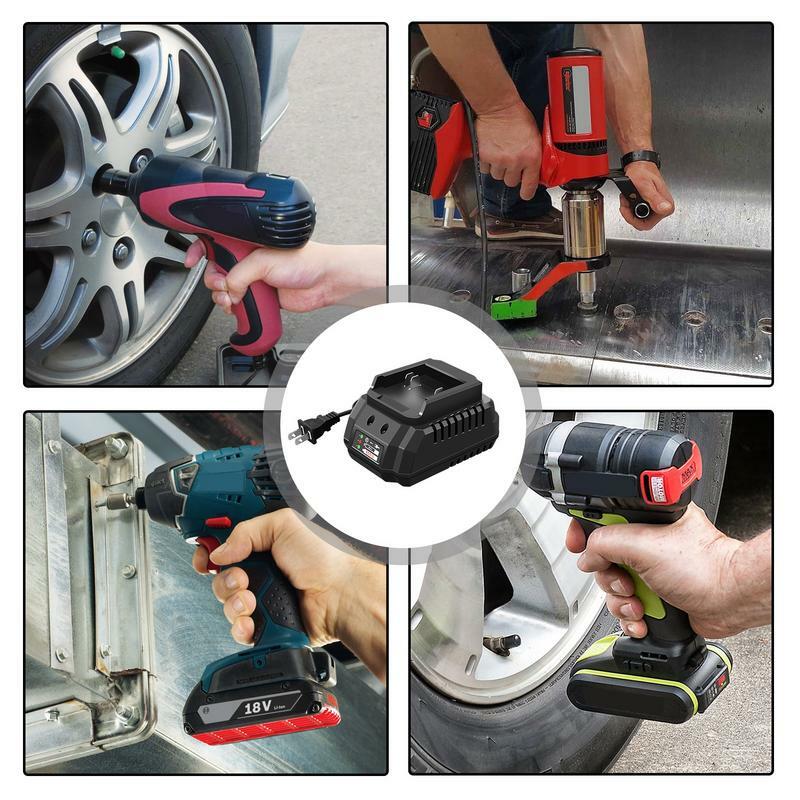 Angle Grinder Charger 21V Heavy Smart Lithium Ion Chargers Humanized Universal Fast Charging Wrench Holder Lithium Battery