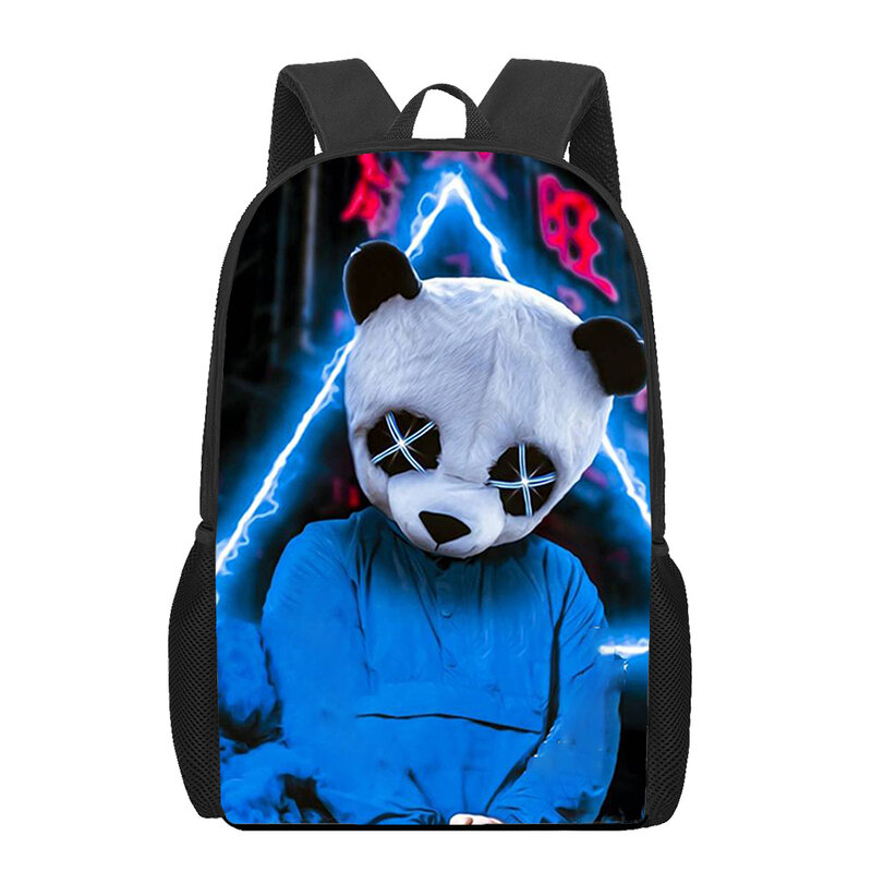 Panda mochila para homens e mulheres, bolsa de ombro, mochila, mochila, para adolescente, menina e menino, moda