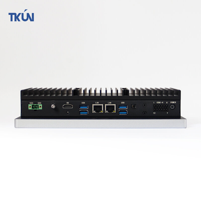 TKUN i3/i5/i7/J6412 Touch all in one machine 10.1 pollici industriale All-in-one Monitor dello schermo del Computer Display senza ventola incorporato