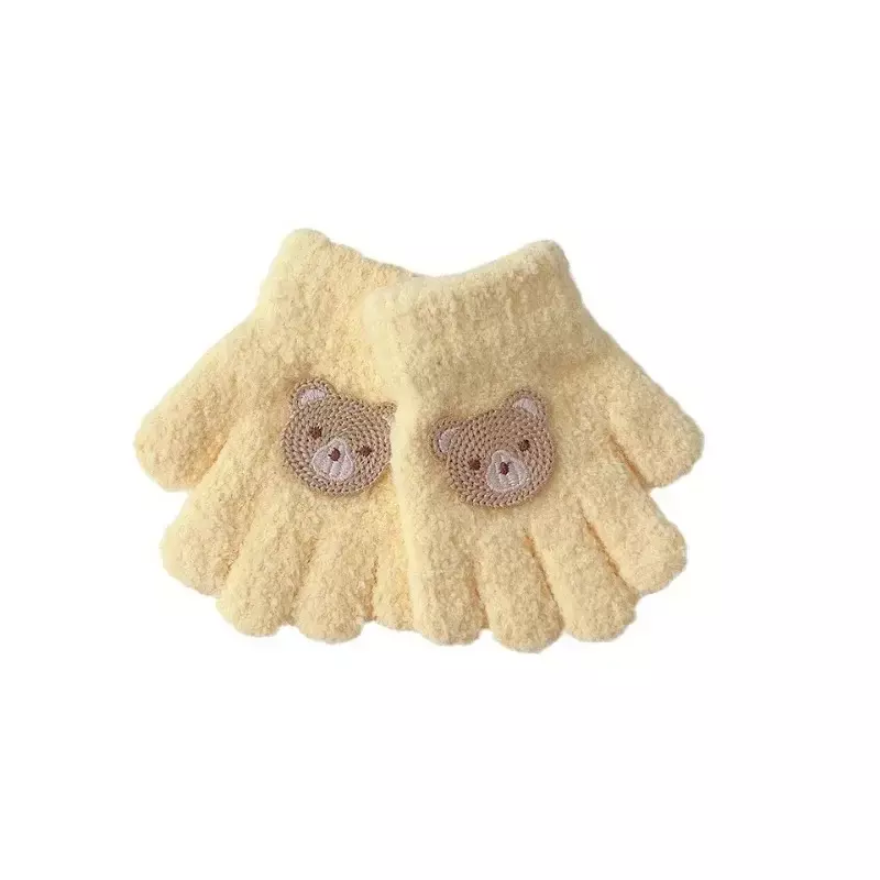 1 Pair Toddler Boy Girl Glove Korean Fashion Cartoom Animal Glove for Baby Autumn Warm Outdoor Glove Winter Kids Accessories