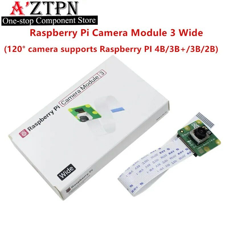 Original Raspberry PI Camera Módulo 3, Wide Angle, HDR Autofocus Camera, WIDE12 milhões