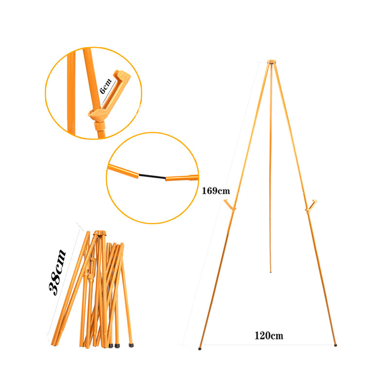 Tripod Display Easel Stand Art Drawing Easels Painting Art Easel Holder for Photo Frame Art Boards Wood Board Canvas Posters