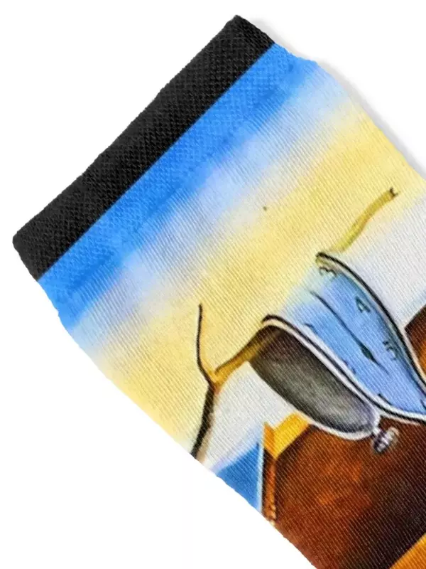 Chaussettes rétro à mémoire de Salvador Dali pour hommes et femmes, sports d'hiver chauds, loisirs de luxe, vente en gros