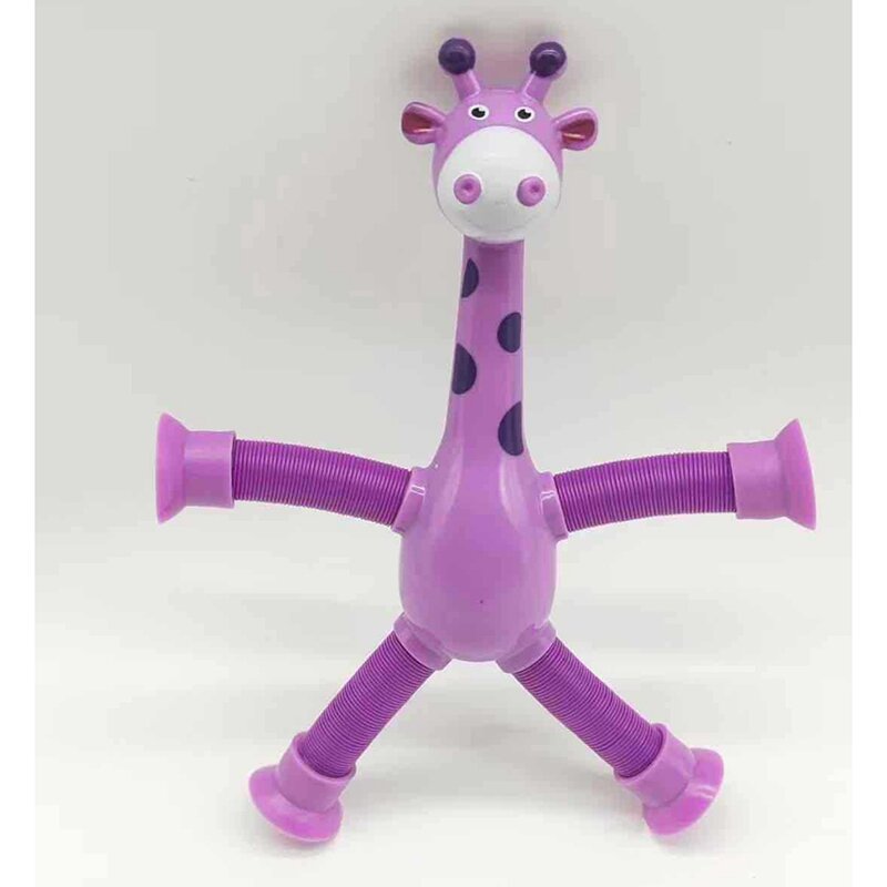 4 Pack Cartoon Sucker giraffa giraffa giocattoli giraffa giocattoli educativi antistress