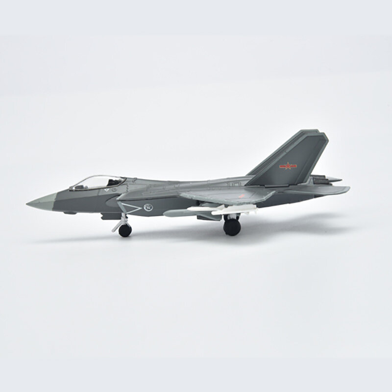 J-31ミリタリーファイタージェット合金とプラスチックモデル、ダイキャストモデル、1:144スケール、おもちゃギフトコレクション、シミュレーションディスプレイ