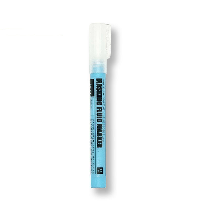Mark-líquido blanqueador tipo bolígrafo, pegamento blanqueador ultrafino de secado rápido, suministros de arte de pintura Gouache de acuarela, 0,7/3mm
