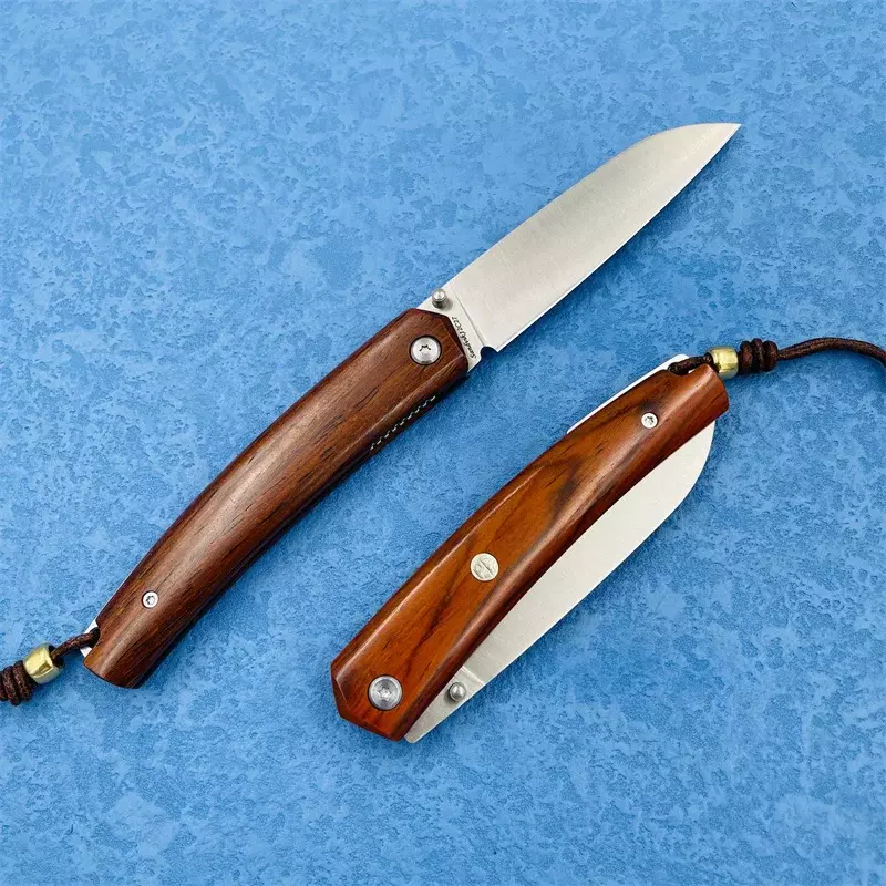 Petrified Fish PF719 12C27, стальные складные ножи, искусственная деревянная ручка, инструмент для кемпинга и охоты