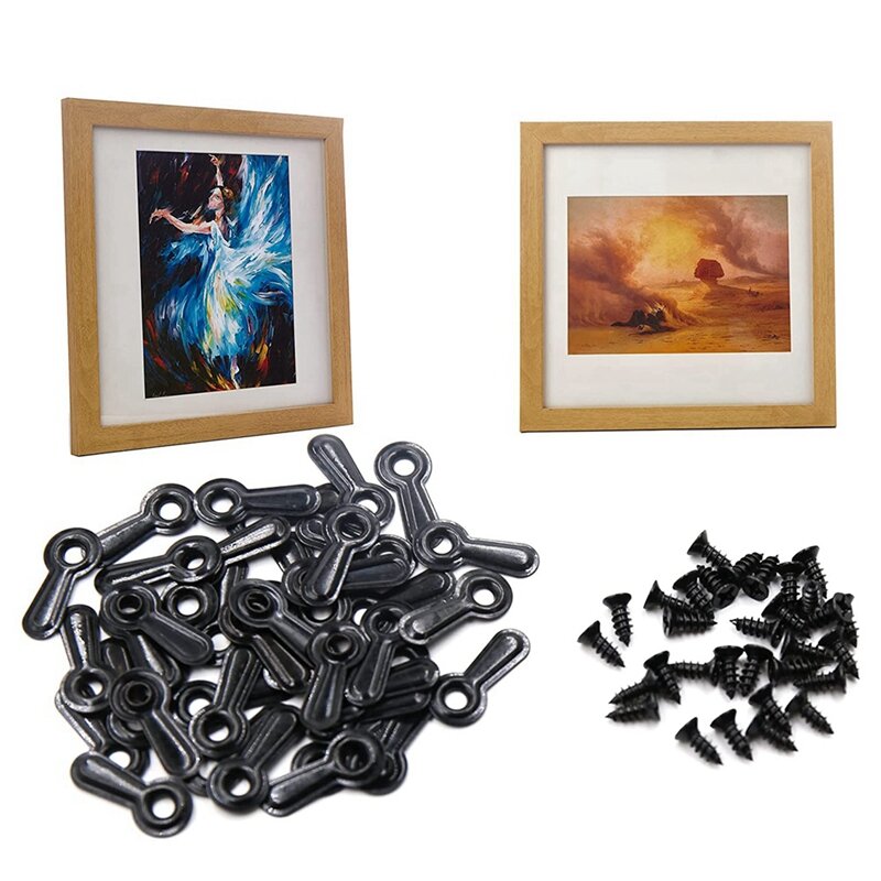 Picture Frame Turn Button Fasteners Set Picture Frame Backing Clips Photo Frame Hardware Clips