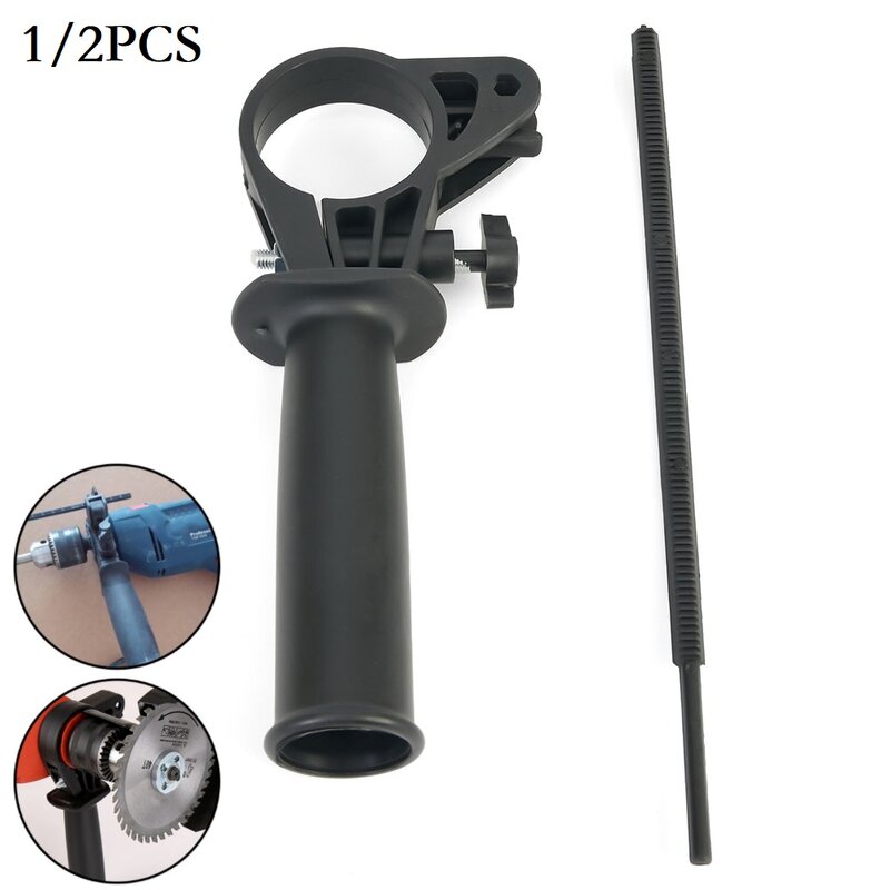 Practical Drill Handle Electric Drill Handle Electric Handle Accessories Comfortable Grip Comfortable grip Plastic+Metal Tools