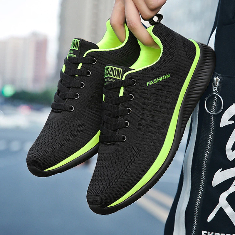 Мужские и женские вязаные кроссовки, дышащая Спортивная обувь для бега, прогулок, спортзала