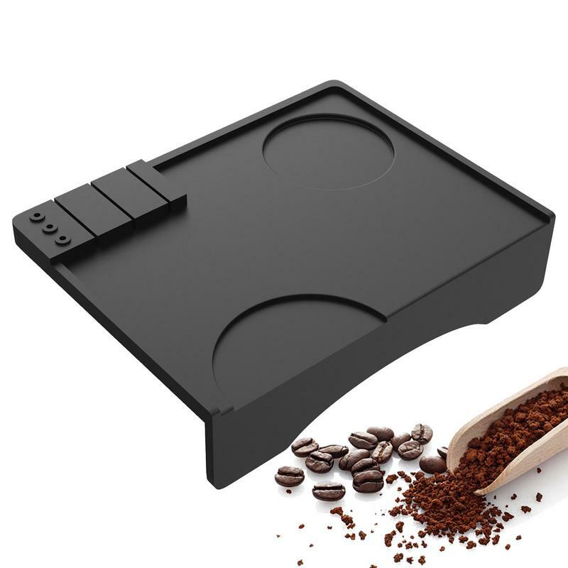 Podkładka do ubijania Espresso 7,6x5,7 Cal stacja do kawy bezpieczna wodoodporna mata do ubijania kawy do ekspres do kawy akcesoriów do Espresso