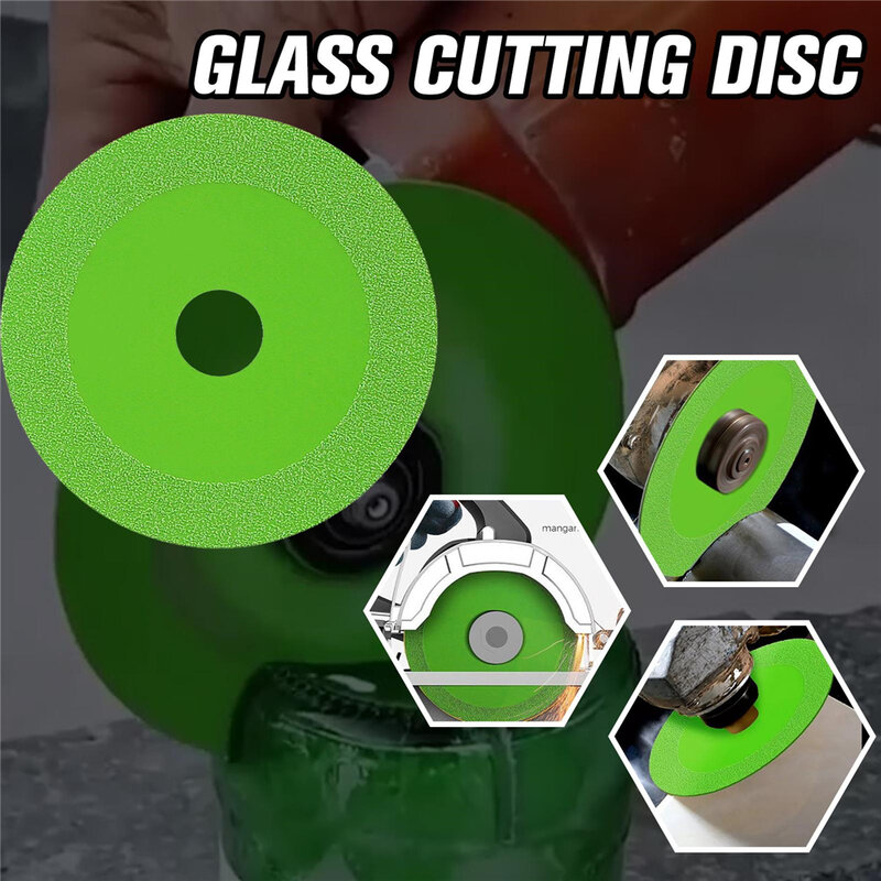 3/2pcs 100mm Glass Cutting Disc Ultra-thin Saw Blade Jade Crystal Bottles Grinding Chamfering Cutting Blade Glass Cutting Disk