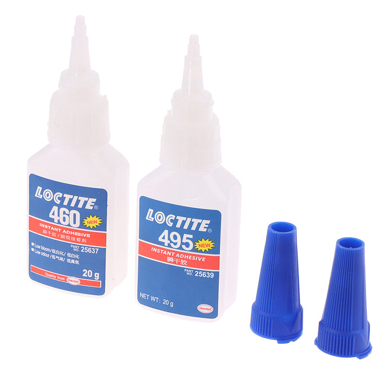 Loctite-Super Glue 460 495, pegamento de reparación instantáneo, autoadhesivo, 20g