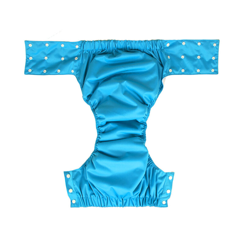Jednolity kolor dla dorosłych pieluszki tekstylne zmywalne pieluchomajtki dla starca wodoodporne pieluchy kieszeń do spodni oddychająca anty-moczenie