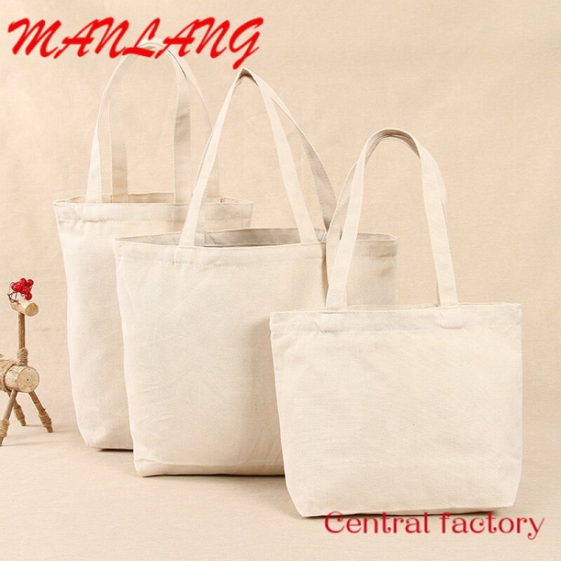 Handwoven Canvas Shopping Bag, Promocional, Eco-Friendly, Logos personalizados