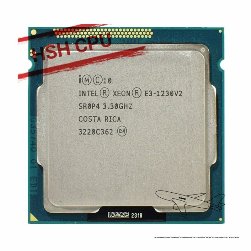Intel Xeon E3-1230 v2 E3 1230 v2 E3 1230 v2 czterordzeniowy procesor CPU 3.3 GHz 8M 69W LGA 1155