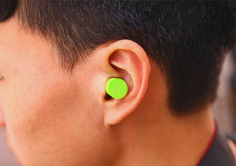 2/6Pcs Comfort Earplugs Noise Reduction Soft Ear Plugs Noise Reduction Clips Protective For Sleep Slow Rebound Earplugs