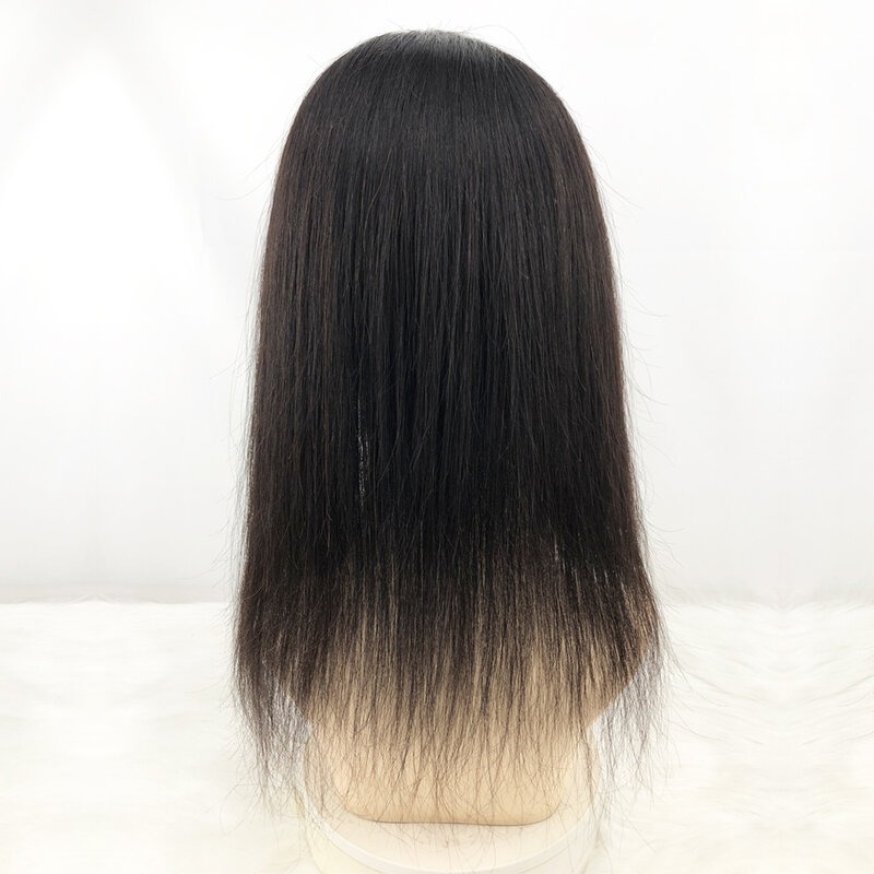 5"x5" Silk Top Lace Closure Human Hair Brazilian Remy Hair Silicon Skin Base Topper Pre Plucked with Baby Hair For Women