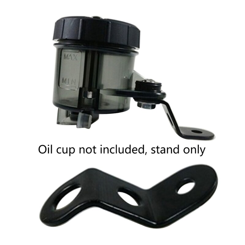 Depósito líquido Universal para cilindro principal freno motocicleta, soporte para tanque aceite, soporte para vaso,