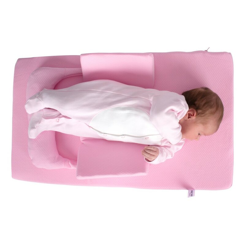 Cama multifuncional colorida rosa do refluxo do bebê
